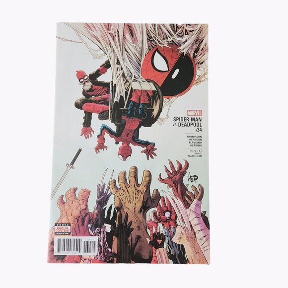Marvel Spider-Man And Deadpool #34 Comic Book Collector Bagged Boarded - Picture 1 of 2